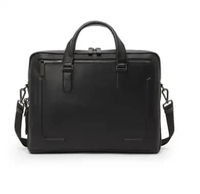 TUMI HARRISON Avondale Top Zip Brief Bag - Tas kerja Pria - Black/Leather
