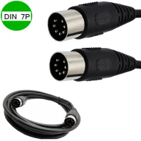 7 Pin Din Midi Cable 7PIN DIN Male to Male Controller Interface Cable 1M 1.5M 3M