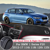 High-quality leather instrument panel protection pad and light-proof pad for BMW 1 Series F20 2012-17 116i 118i car accessories