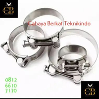 Clamp Stainless / Klem Superior Stainless SS 304 / Hose Clamp Heavy Duty uk size : 188 - 200 mm , 20