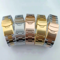 22mm stainless steel watch strap accessories fit SKX007 SKX009 SKX175 SKX173 watch case