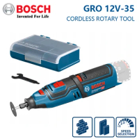 Bosch 12V Cordless Rotary Tool GRO 12V-35 Variable Speed Electric Grinder Cutting Polishing Rotary Tools Multi-use For Home DIY