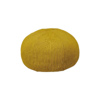 【MUJI 無印良品】泡芙懶骨頭本體/小/芥黃/寬42x深42x高22cm