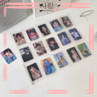 3-inch Folding Strap Card Album 15 Slots Card Storage Photocard Album DIY Laser Art Craft Stickers D