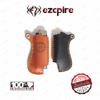 Ezcpire Cover Korek Kulit Asli Premium Custom Gambar/Nama, Pelindung Korek Elegan