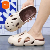 Xiaomi Beach Hole Shoes Summer Outdoors Anti Slip Thickness Toe Wrap Comfort Men's Slippers Breathe Freely Wear Resistant Shoes