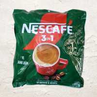 < Túi XANH LÁ 736gr / 46 gói NESCAFE > CÀ PHÊ SỮA ĐÁ HÒA TAN VỊ RANG ĐẬM 3 in 1 Instant Coffee