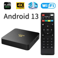 Q96 X1 Smart TV Device HD 4K Decoder Android 13 AllWinner H3 WiFi 4G 8GB 128GB Multimedia Player IPTV Android TV Box