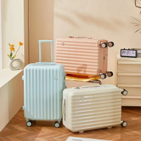 馬卡龍行李箱 日系超輕小行李箱 萬向輪 耐磨旅行箱 密碼箱 出口拉桿箱 登機箱 高顏值24吋 26吋