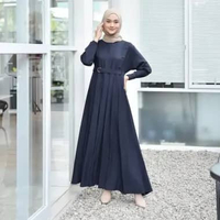 Baju MAHYA DRESS GAMIS WANITA COD NAVY