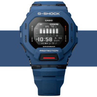 【CASIO 卡西歐】G-SHOCK 藍牙連線方形運動腕錶 禮物推薦 畢業禮物(GBD-200-2)