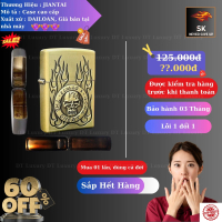 Case quẹt JT (T-20D) Chất liệu đồng bạch (Không bao gồm nhiên liệu)