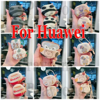 Fashion Cool Cover for Huawei Freebuds Pro 2 3 Case Earphone Creative Case Huawei FreeBuds 4i 5i Funda Buds 4 5 Cartoon Funda