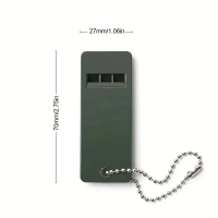 High Sound Level 3 Frequency Survival Whistle - Portable and Durable PE Material, Suitable for Campi