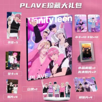 New Korean Virtual Group PLAVE Photo Album YEJUN BAMBY EUNHO HAMIN Cartoon Characters HD Photobook Cosplay Gift