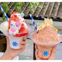 Cangkir kotak es serut/cup es cream 450ml isi 10pcs