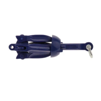 Grapnel Anchor System - Blue Folding Anchor Foldable Kayak Anchor