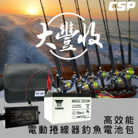 電動捲線器 YUASA電池包配件組 (附攜帶型專用肩包)(REC15-12)