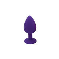 Anal Plug Kristal Wanita Pria 3 Warna dan Ukuran UNGU S