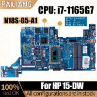 For HP 15-DW Laptop Mainboard LA-K202P i7-1165G7 N18S-G5-A1 M29213-001 M29213-601 Notebook Motherboard