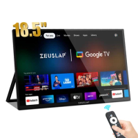 ZEUSLAP 18.5" Smart Portable Monitor Z18TV PRO with Google TV Touch Screen Display For Mini PC Laptop Phone Xbox PS4 PS5 Switch