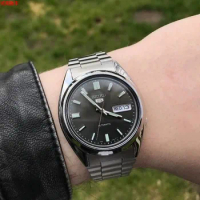 Black SNXS79（Roman+English）Luminous double date automatic men's watch（Made in Japan）seiko 5
