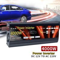 Modified Sine Wave Inverter 12v 220v Solar Inverter 1000W 2000W 3000W 4000W Voltage Transformer 12v Power Converter Car Inverter