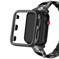 38mm 40mm 42mm 44mm Replacement Carbon Fiber Frame Protective Case for Apple Watch Series 1/2/3/4