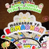 CUSTOM EXPRESS BANDO LEBARAN BANDO IKAT KEPALA AKSESORIS LEBARAN DEKORASI IDUL FITRI, KIRAP RAMADHAN