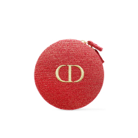 Dior 迪奧 金燦紅圓餅包