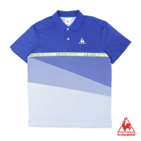 【LE COQ SPORTIF 公雞】短袖POLO衫 男-寶藍-LON2180636