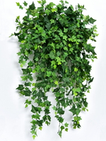 仿真爬山虎墻壁掛裝飾植物假花藤條藤蔓綠植塑料吊蘭吊籃垂吊室內