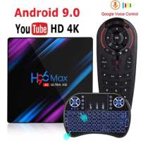 2021 H96 MAX RK3318 Smart TV Box Android 9 9.0 4GB 32GB 64GB 4K Youtube Media player H96MAX TVBOX Android TV Set Top Box 2GB16GB