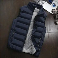 MAJASU Rompi motor pria - Vest motor - Rompi formal UNISEX HITAM XL Biru navy S