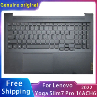 New For Lenovo Yoga Slim 7 Pro 16ACH6 2022;Replacemen Laptop Accessories Palmrest/Keyboard With LOGO