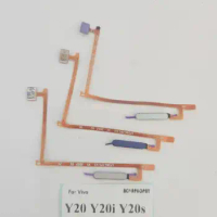 Wyieno For Vivo Y20 Y20i Y20S Touch ID Fingerprint Sensor Scanner Home Button Return Flex Cable Ribbon