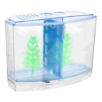 1 Set Mini Landscaping Aquarium Transparent Fish Tank Fish Breeding Isolation Box