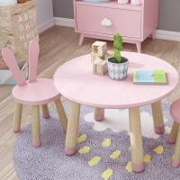 【限時優惠】居家兒童桌椅 幼兒園桌椅 寶寶學習桌 餐桌 家用寫字桌 玩具桌 實木桌椅