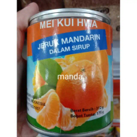 Jeruk mandarin dalam sirup jeruk kaleng mei kui hwa
