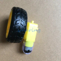 1 Plastic Wheel Parts Driven Wheel with Motor Induction Wheel DIY Toy Spare Parts for RC Tank Car Model