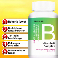 Tablet vitamin kompleks kumpulan B bb1 b2 b6 b12 dengan folat