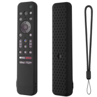 TV Remote Cover With Lanyard Silicone Protective Cover Remote Case Compatible For Sony Smart Tv 2022 QD-OLED RMFTX800 900