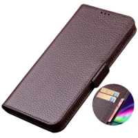 Real Leather Magnetic Clip Wallet Phone Bag Case For Xiaomi Black Shark 4 Pro 5G/Xiaomi Black Shark 4 5G Flip Cover Kickstand