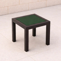 Kệ Vuông 20x20cm, Cao (10-15-20)cm, mặt gỗ nhựa xanh, thép hộp 20mm - Kệ giá sắt