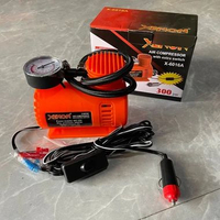 SKY - Paket compressor Mini Power Listrik 12v kompresor mini Plus adaptor 12v 5A pompa Ban mobil mot