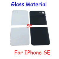 AAAA Quality Glass Material For Apple Iphone SE Big Hole Back Battery Cover Rear Panel Housing Case Repair Parts