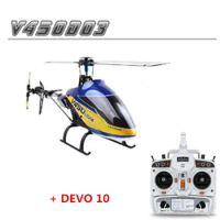 Original Walkera V450D03 With Devo 10 Transmitter 6CH 3D 6-axis-Gyro Flybarless RC Helicopter With Battery and Charger RTF