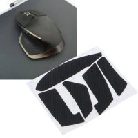 F3KE Fully-Wrap Mouse Skin Tape Mouse Skates Side Stickers for MX 2S Mouse Black