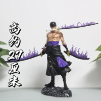 27cm One Piece GK Enma Zoro Three Sword Style Two Years Later Wano Country Animation Character Model Statue Ornament Toy Gift