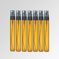 20/30/50/100pcs 3ml 5ml 10ml Mini Amber Glass Mist Spray Bottle Empty Portable Atomizer Perfume Bott